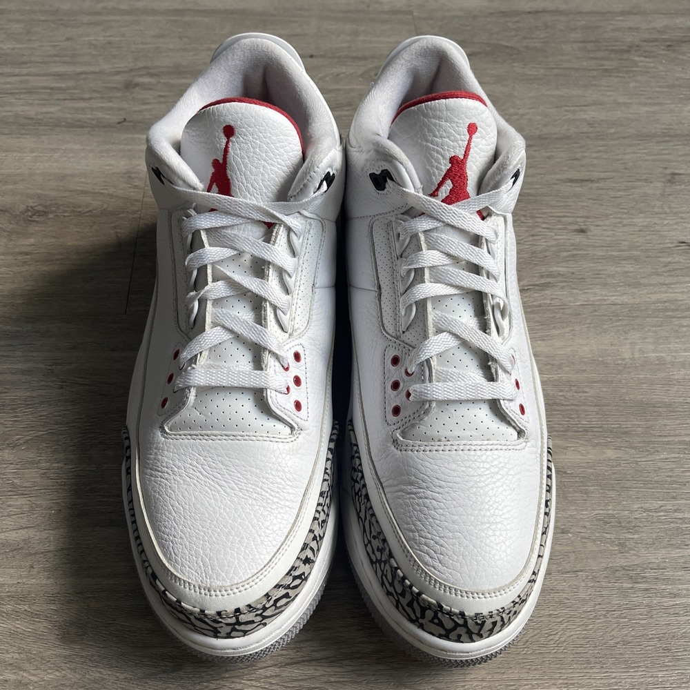 Size 14- Air Jordan 3 Retro Hall Of Fame 136064-116 - Picture 4 of 7